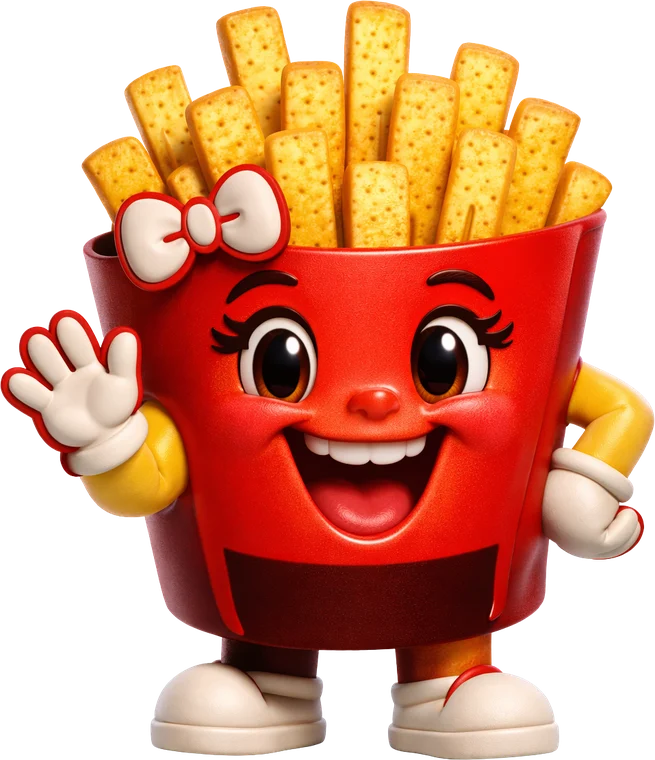 Princess Crispy, mascote do MTB Top Burgers