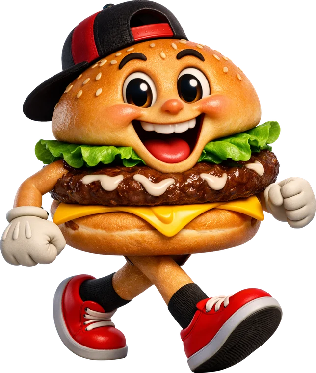 Sir Burger, mascote do MTB Top Burgers